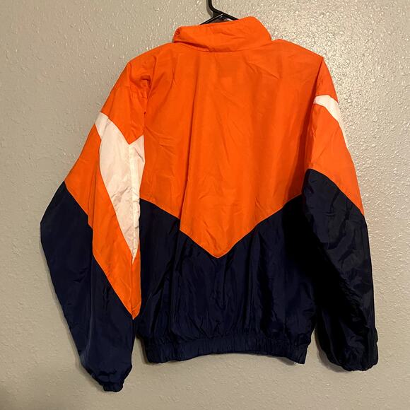 Florida Gators Men’s Large Windbreaker Jacket Orange Navy Full Zip NCAA Team - Picture 2 of 7